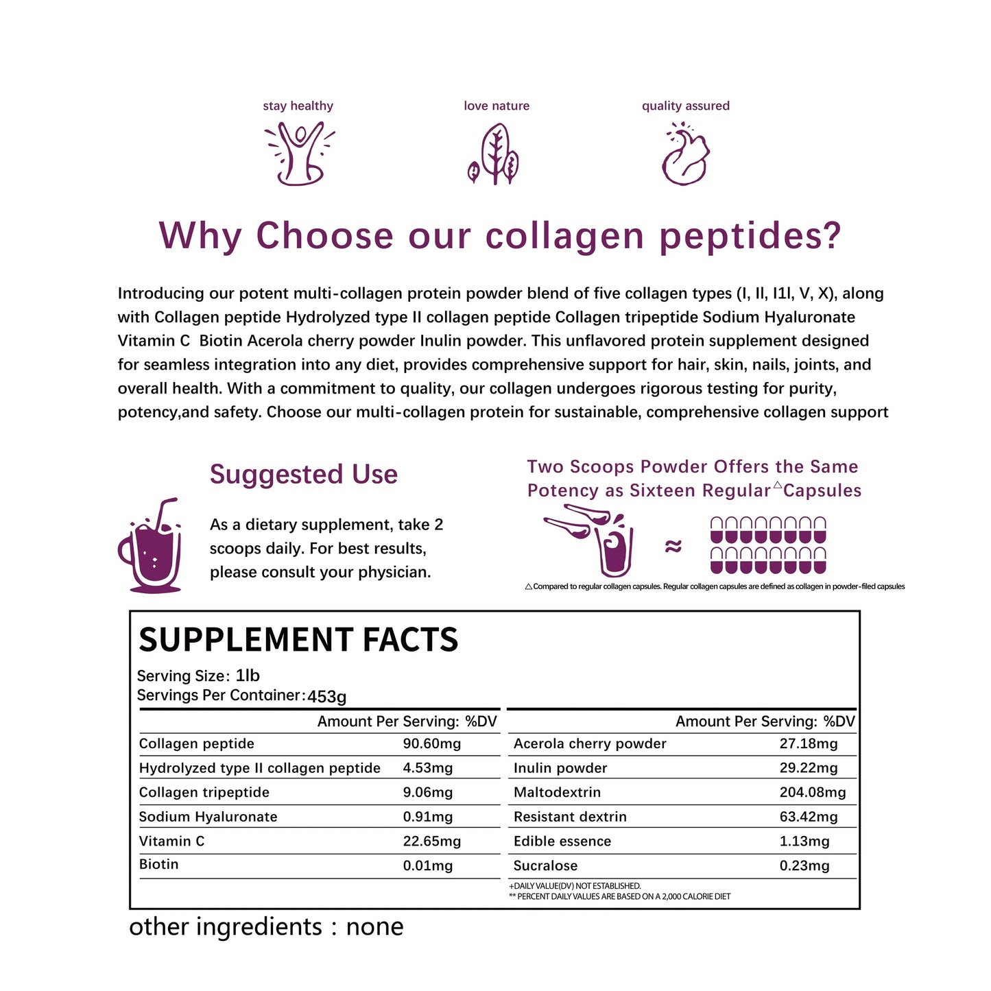 Collagen Peptides - With Vitamin C